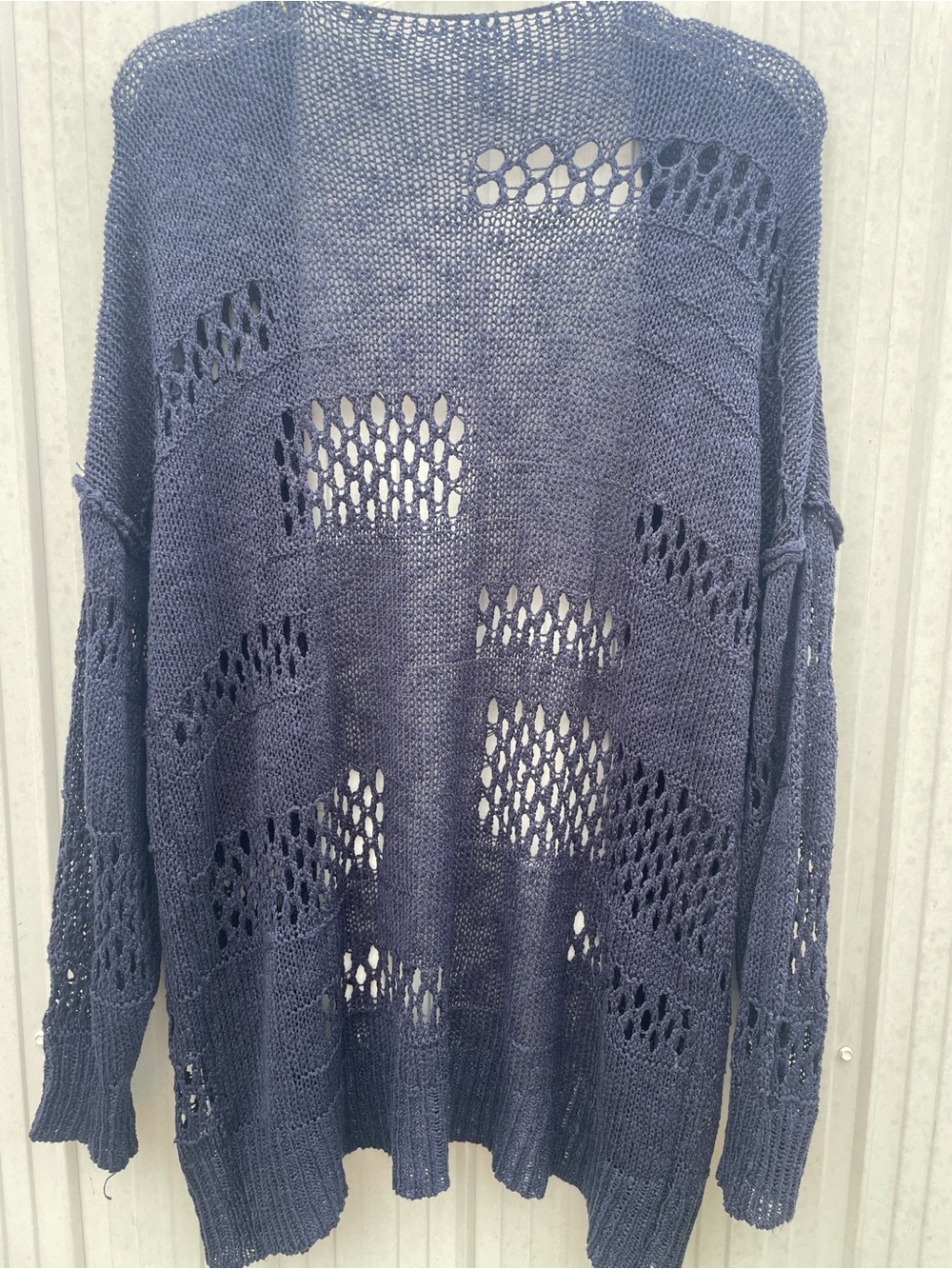 Open-Knit Lightweight Cardigan